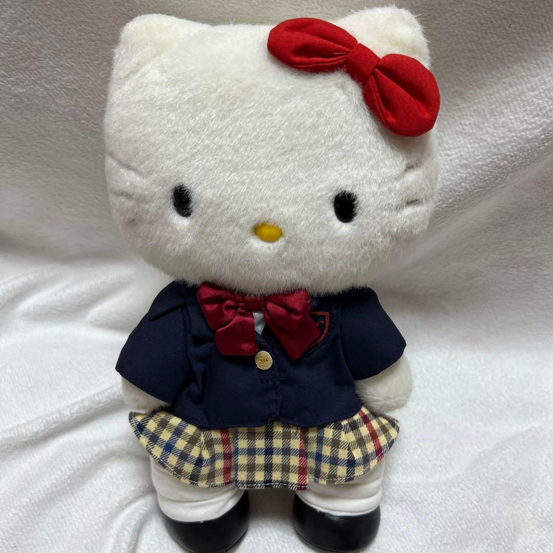 헬로키티 ハローキティ 制服 ぬいぐるみ ブレザー 学生 レトロ