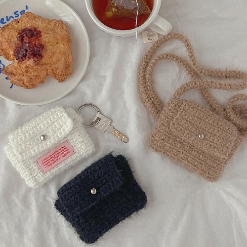 코바늘diy 해피슈슈 코바늘카드지갑 가방뜨기 뜨개질가방 영상포함