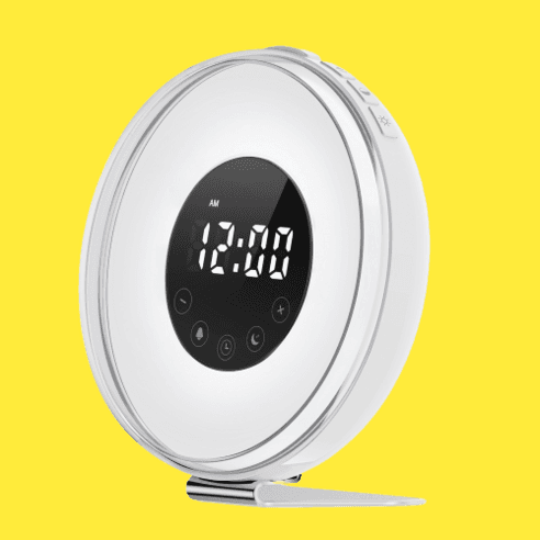 시끄러운 알람시계 조명 빛으로 깨워주는 썬슬립, 화이트