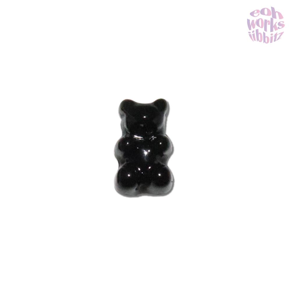 black gummy bear button / 곰돌이젤리
