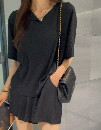 케리어 플리츠 세트