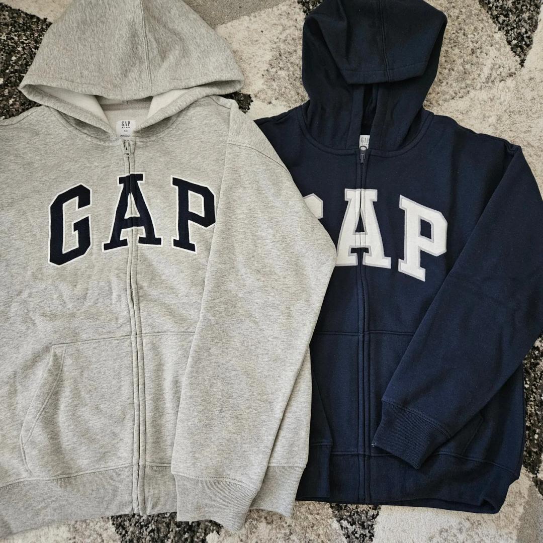 갭 보이즈 여성 기모 집업 후디