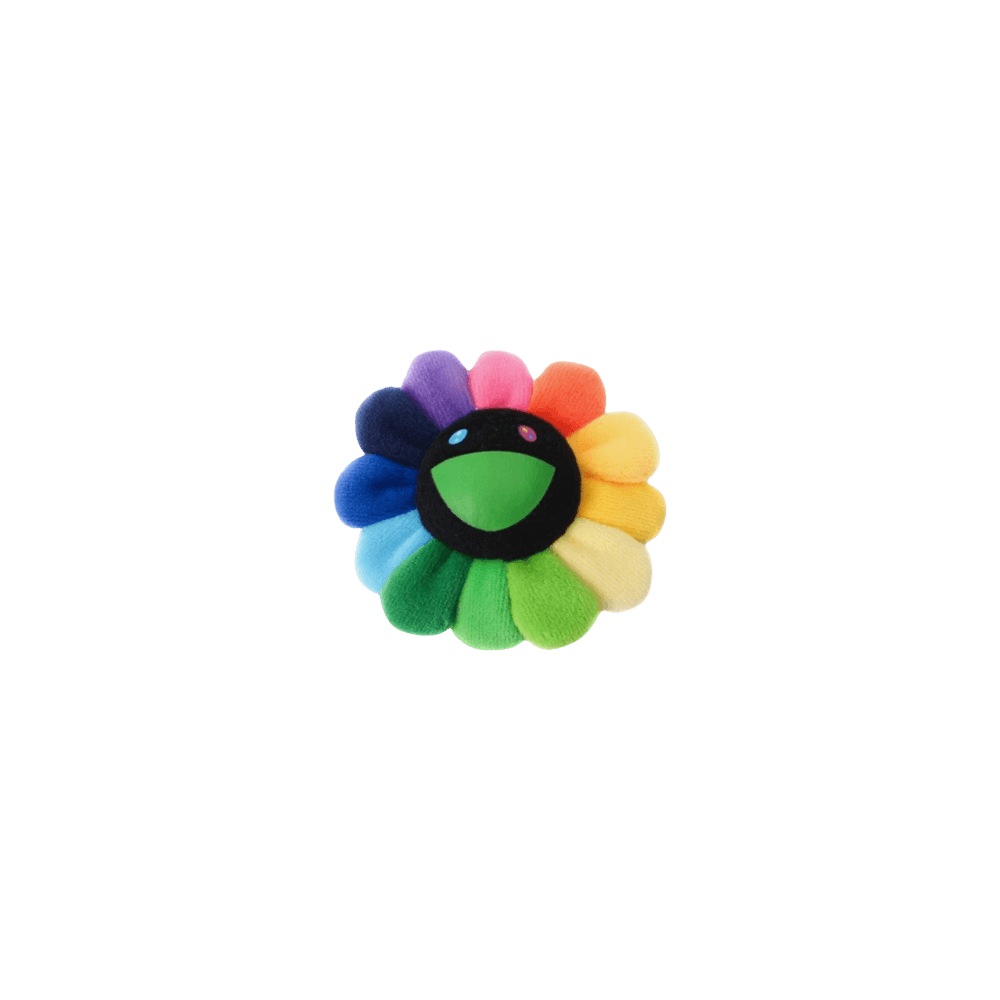 카이카이키키 플라워 키체인 레인보우 블랙