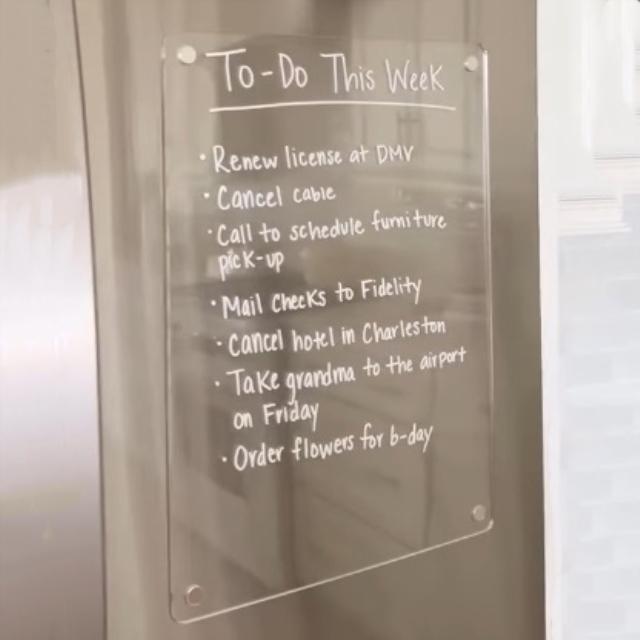 냉장고 아크릴 자석보드