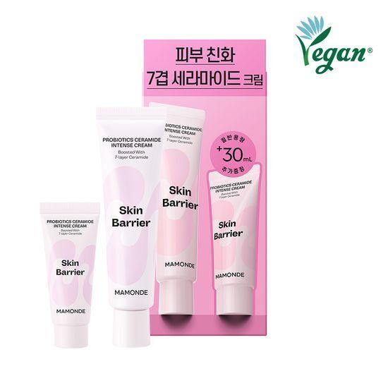마몽드 프로바이오틱스 세라마이드 인텐스 크림 60ml 기획 (+30ml 증정)
