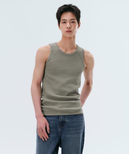 에센셜 탱크 탑 [더스티 카키]