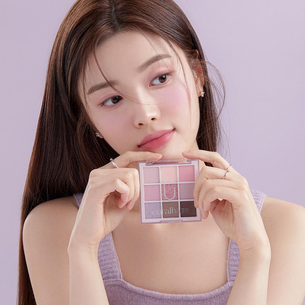 코랄헤이즈 무드 블렌딩 섀도우 팔레트 03 핑크 문 7.3g