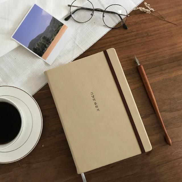 프리템포 그날의분위기 다이어리 (경성) - A5 만년 심플 어른일기장