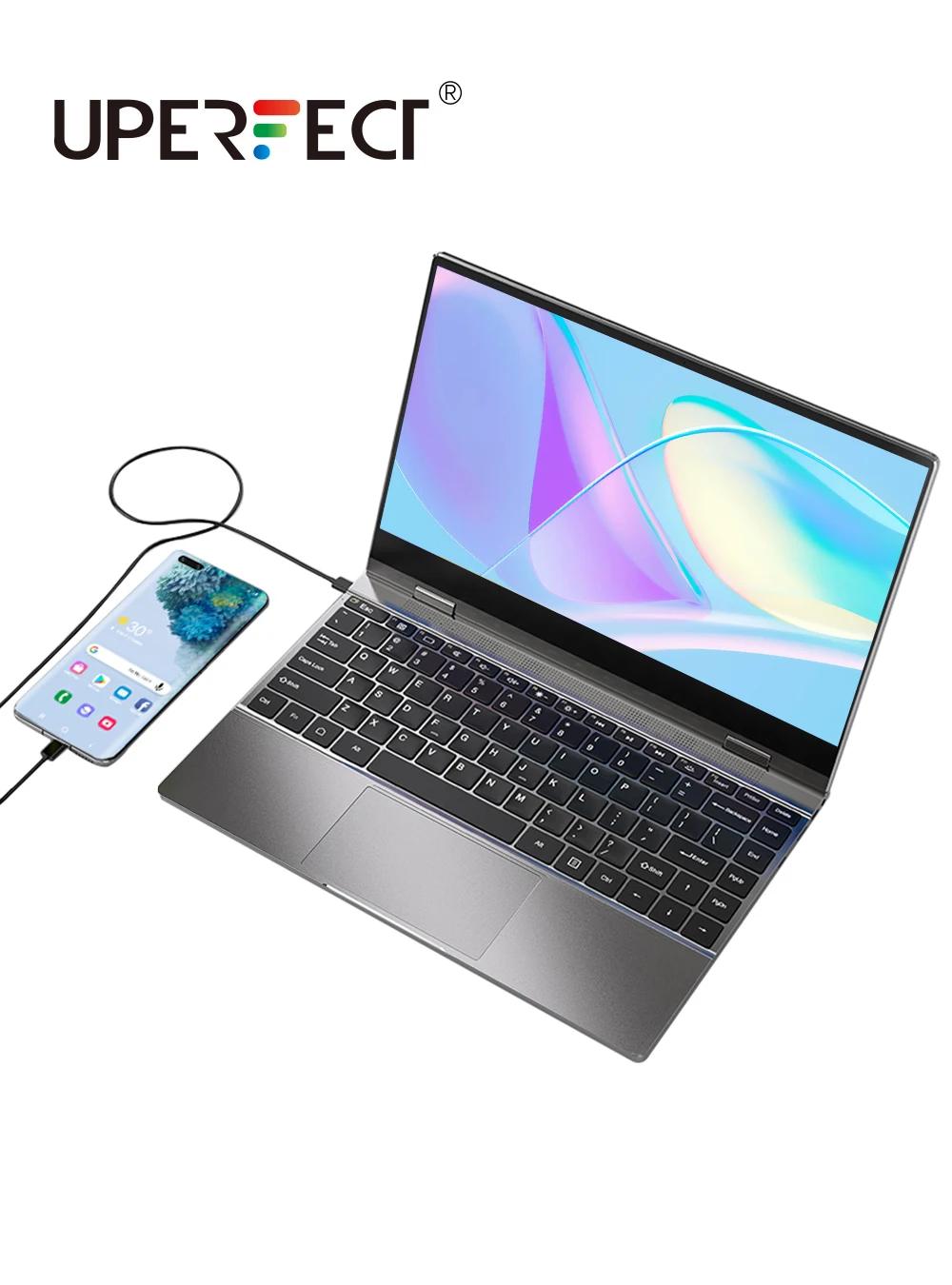 UPERFECT X 14 PRO 무선 랩독 휴대용 모니터, 터치 스크린, 14 인치 키보드 배터리, 휴대폰 화면, 삼성 DEX용 랩독