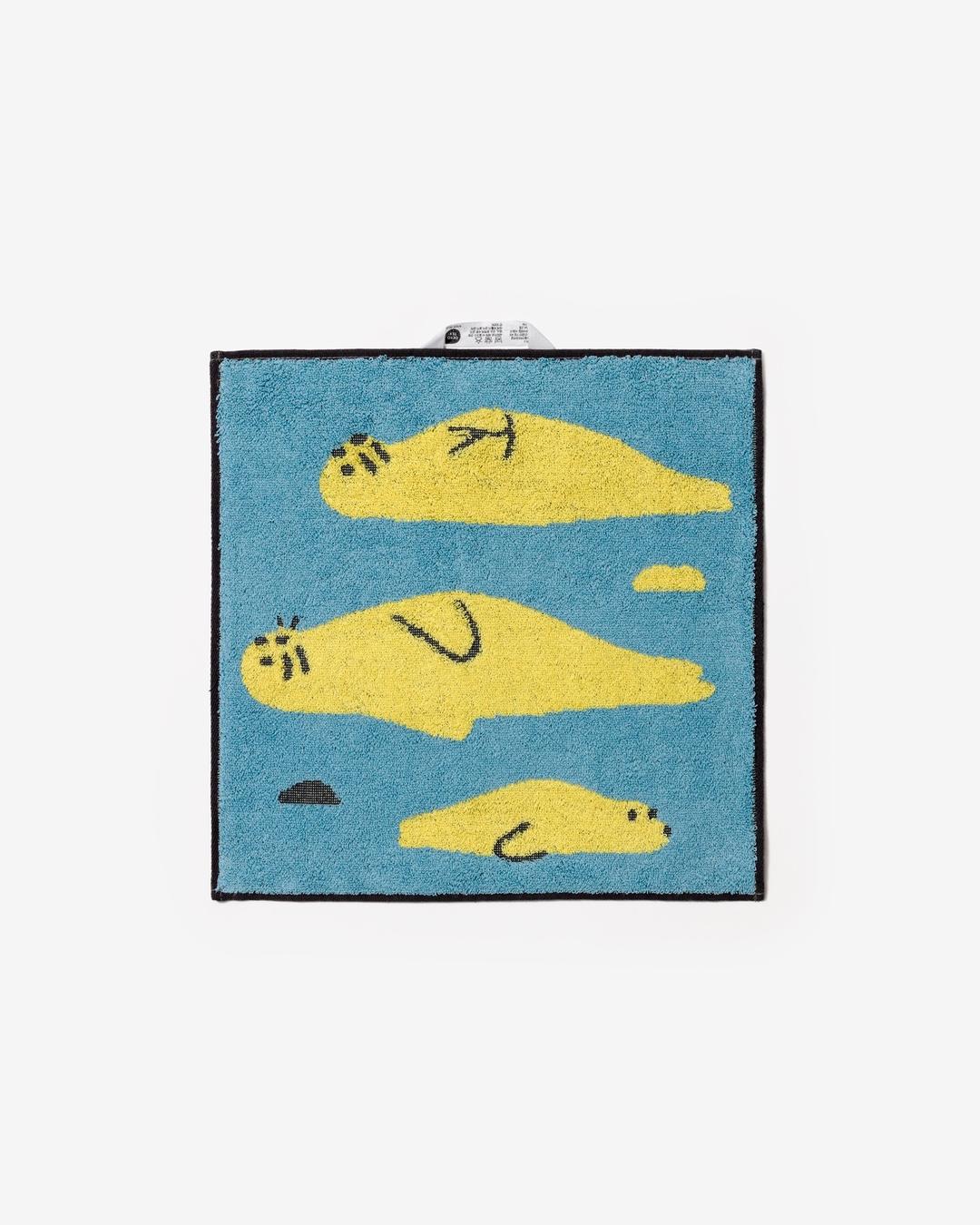 씰 프렌즈 핸드 타월 - 블루