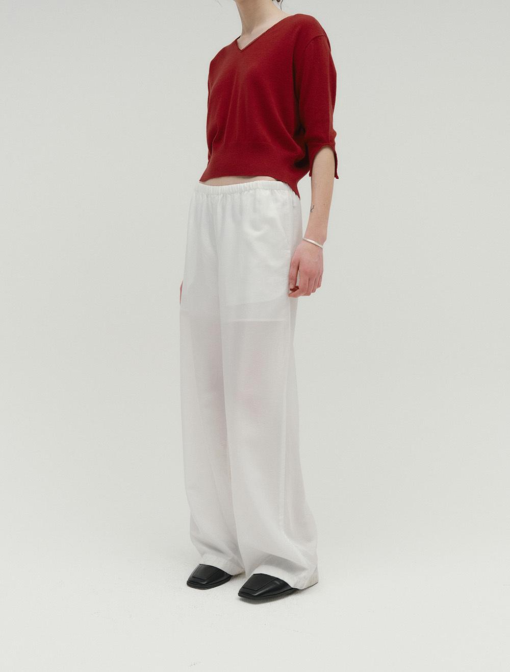 CUPRA BANDING PANTS [WHITE]