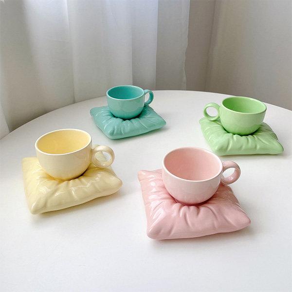 Mug on Pillow Coaster from Apollo Box