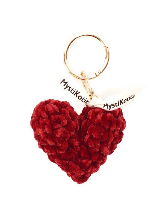 Velvet Heart Keyring - M 5 colors