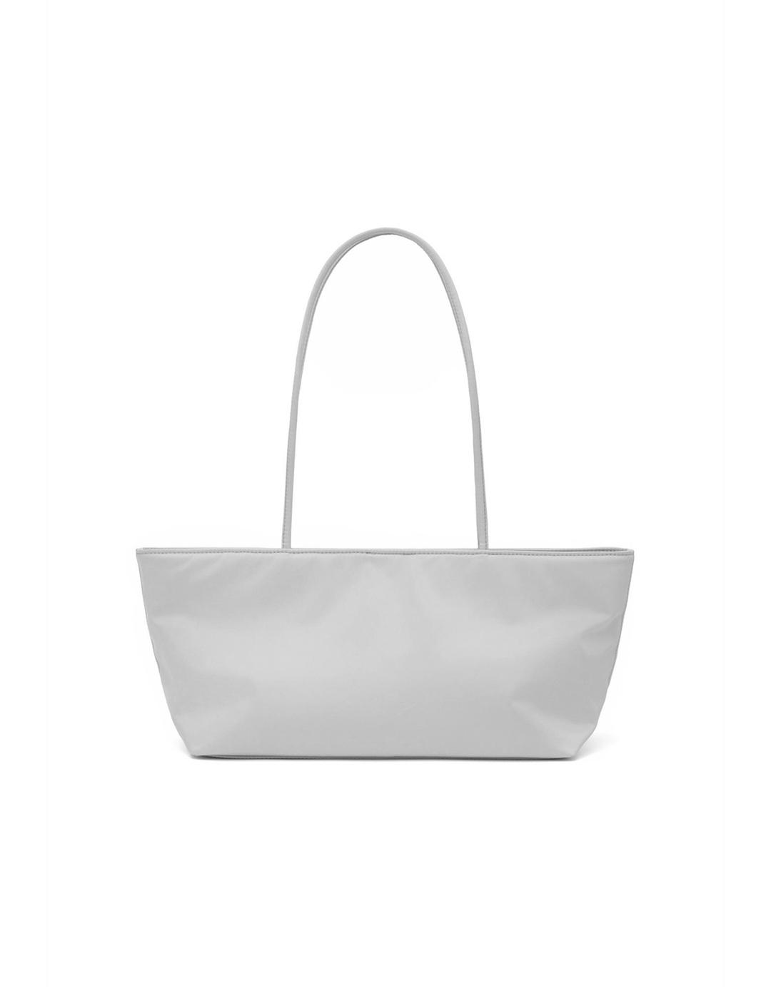 [4차] Nylon Baguette Shopper Bag Grey