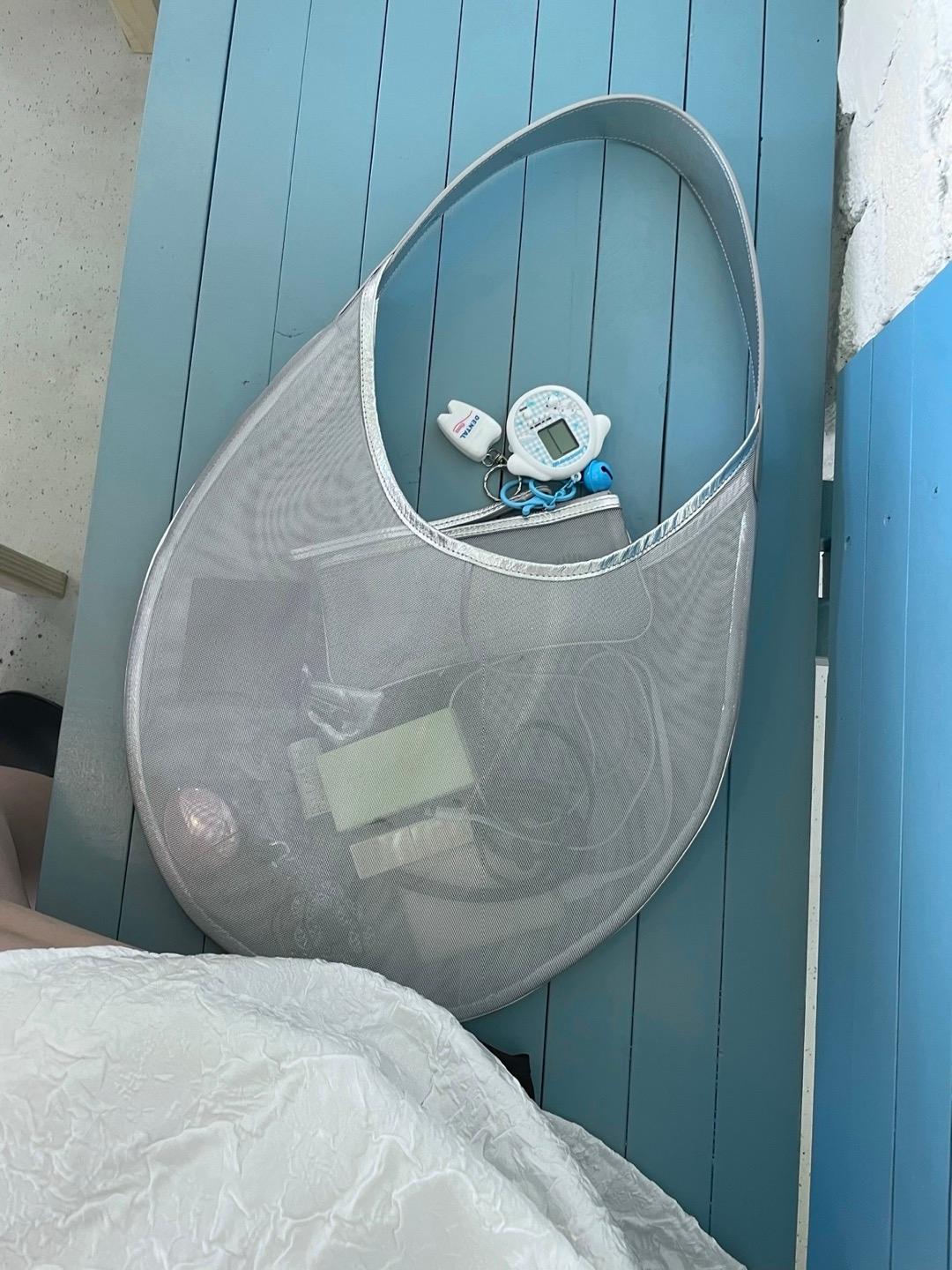 Etemer mesh bag_silver