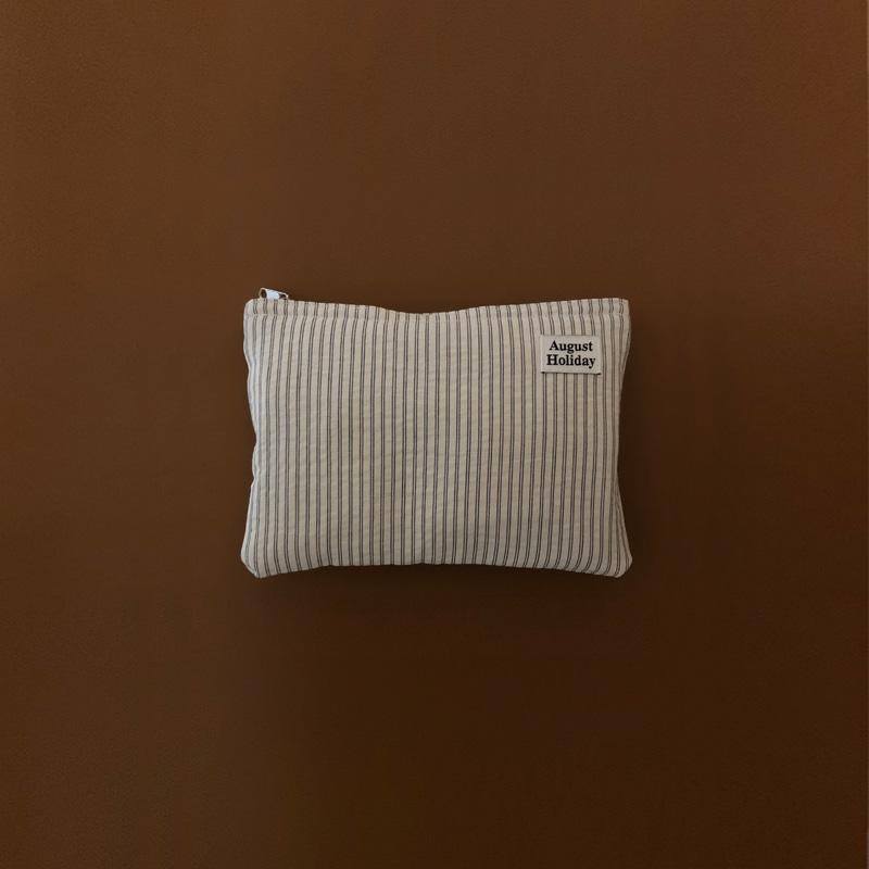[Basic Pouch ] Cotton  Stripe (S.M.L.P)