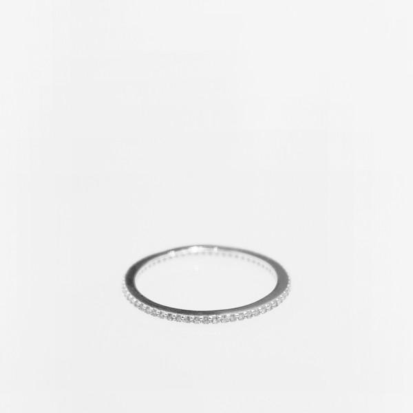 Slim Tennis Ring (Silver 925)