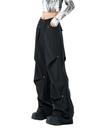 Rivet Pleated Wide Pants