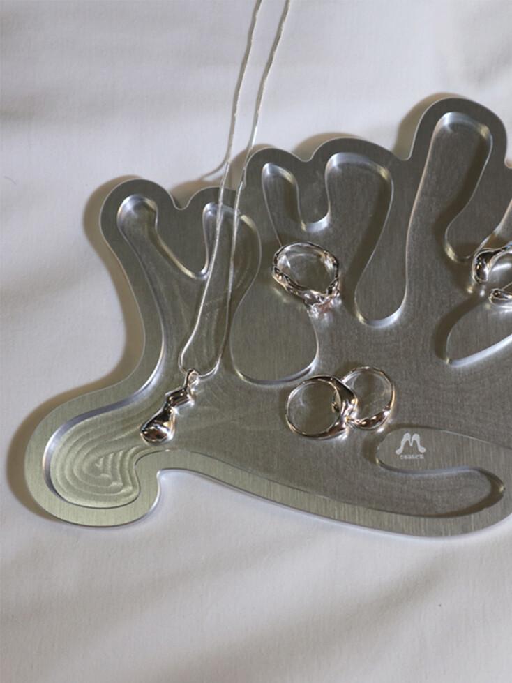 Silver Coralreef Tray-주얼리트레이