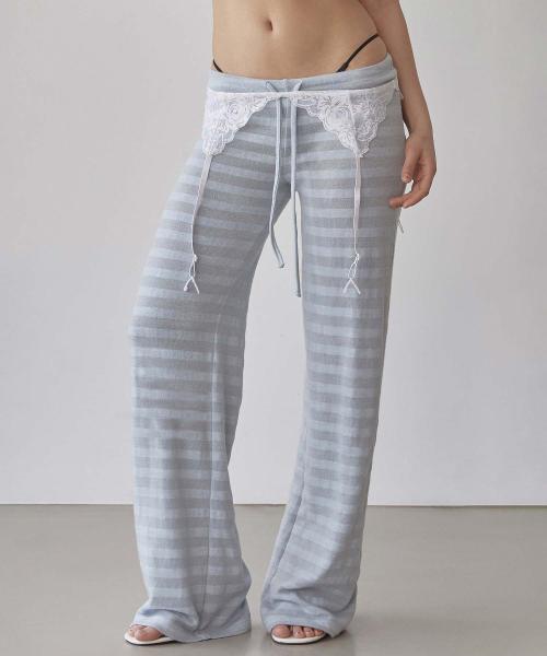 Couch Potato Fuzzy Pants Sky