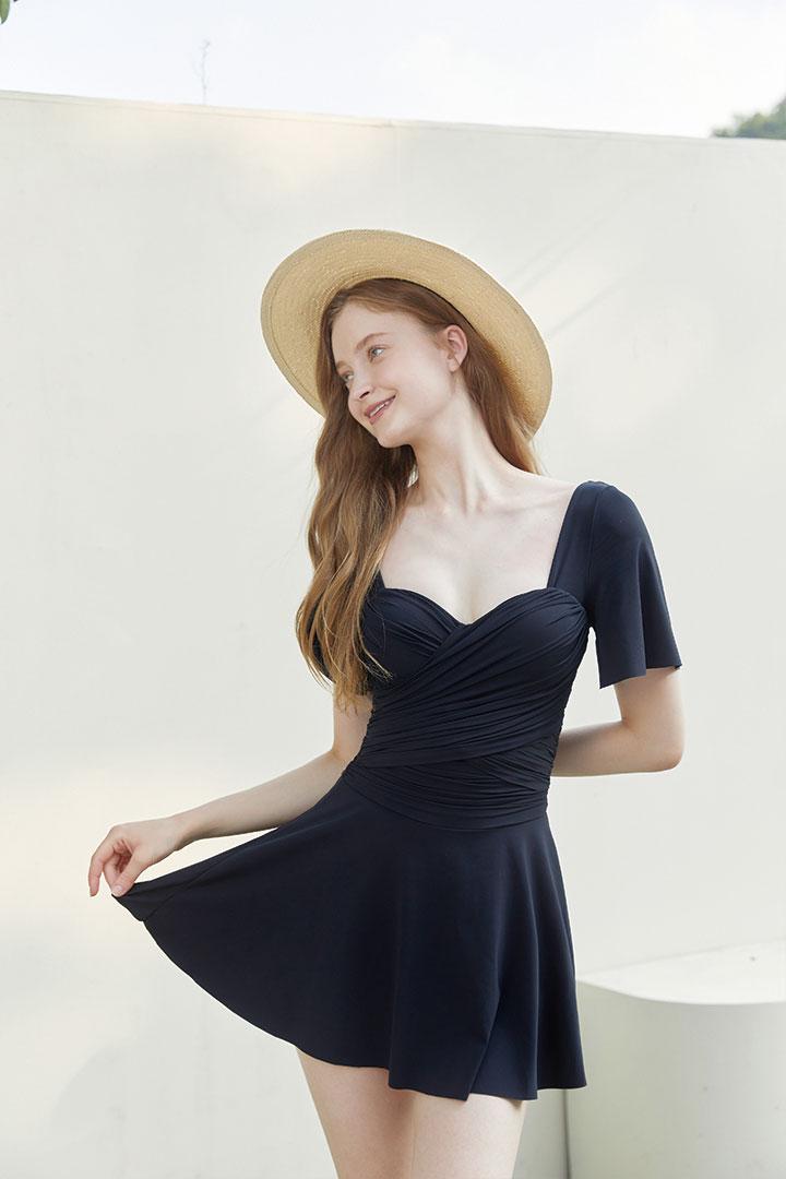 Aerial swimdress Black