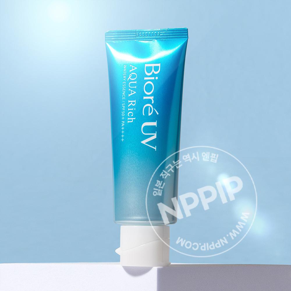 비오레 UV  일본 썬크림 아쿠아리치 워터리 에센스 선크림 70g