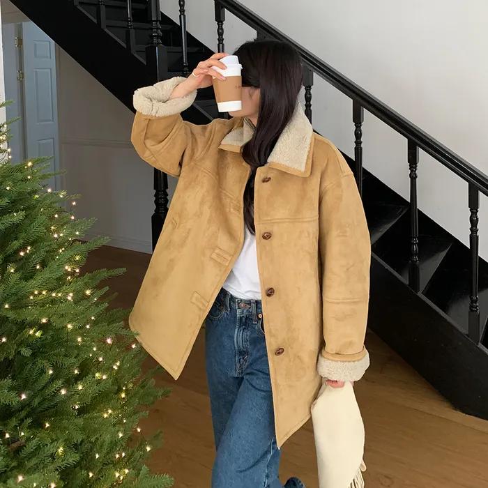 [라세지스지혜PICK][카멜추가] wool shearling mustang coat (3color) [beige 2/3 부터 순차 발송]