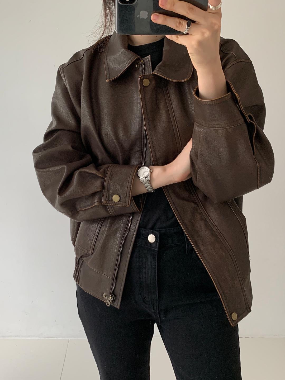 Berlin leather JP l 베를린 레더 점퍼