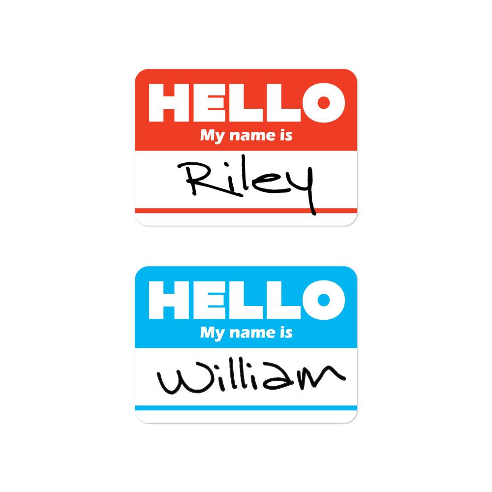 헬로 네임스티커(50p) Hello my name is 네임라벨 포장 꾸미기