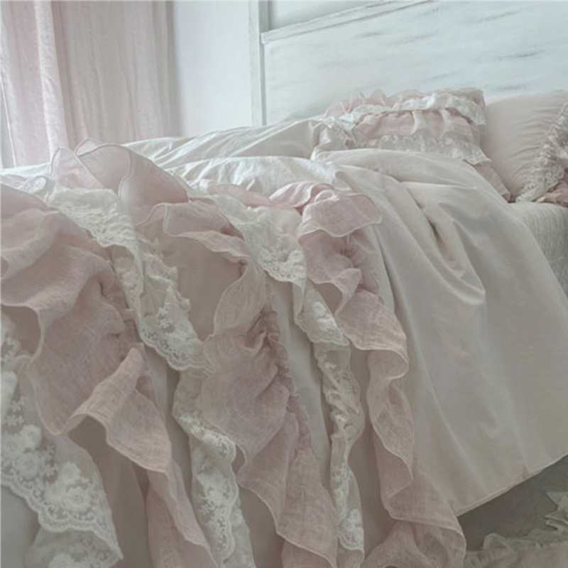 시크릿 캉캉 핑크 베딩