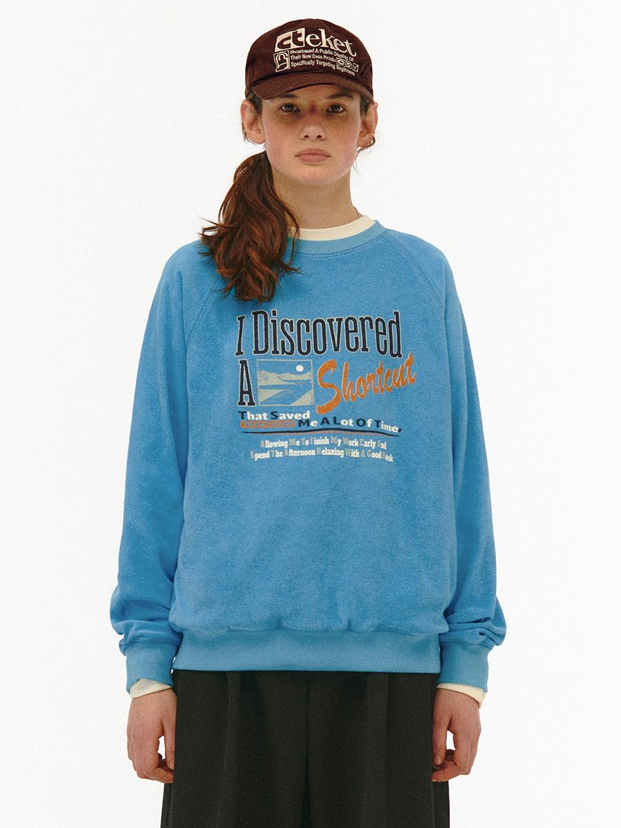 Shortcut Sweatshirt Sky Blue