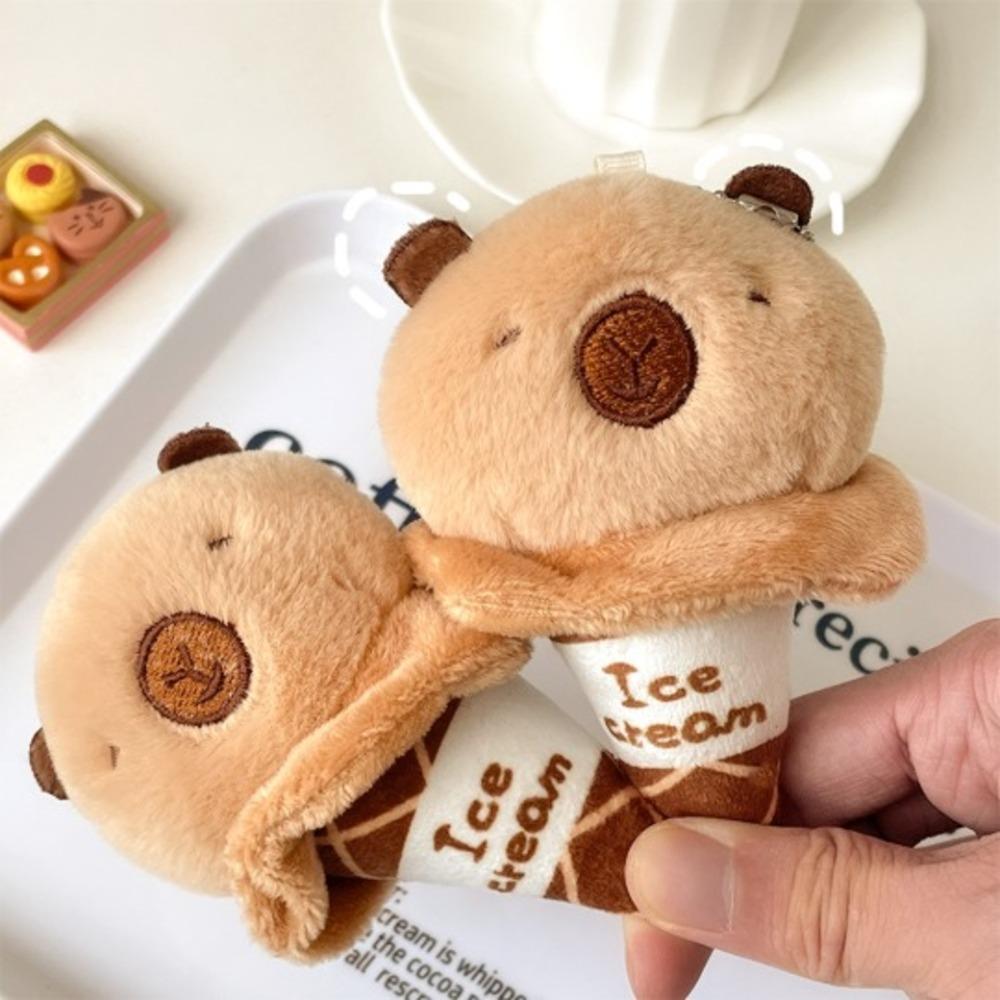 아이스 카피바라 크림 키링