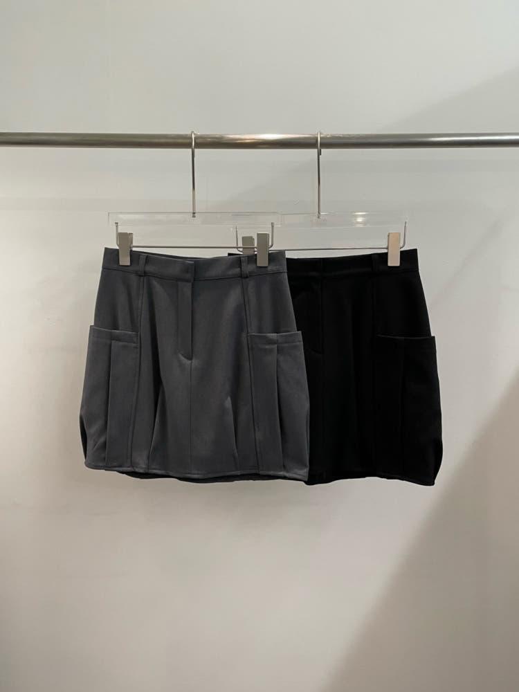 24FW MORETHANYESTERDAY 모어댄예스터데이 볼디 스커트 포켓 미니 스커트