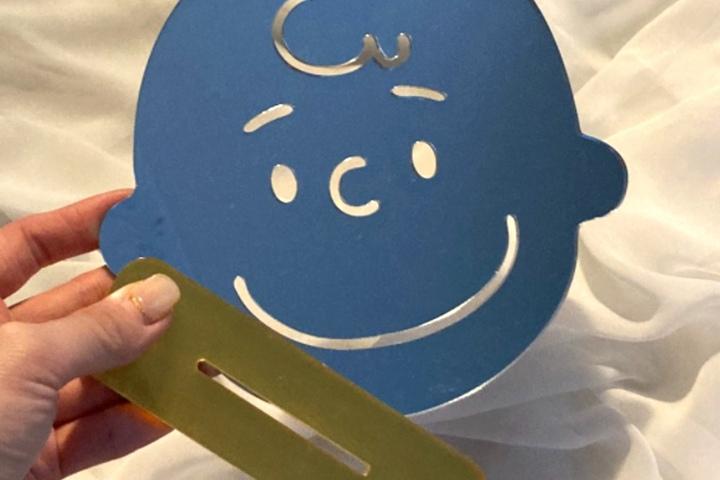 스누피 찰리 데코 안전한 아크릴거울 SET