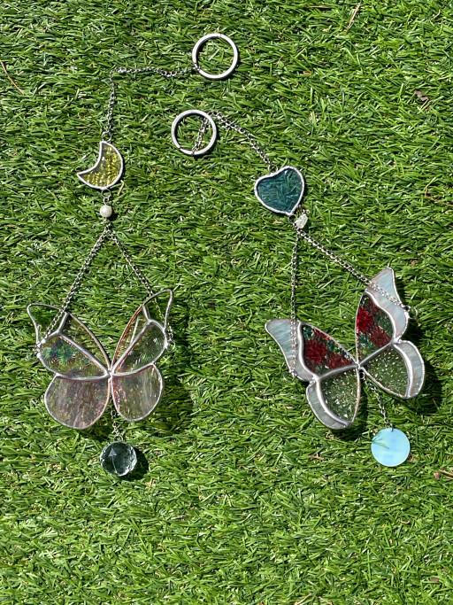 봄향기 가득 나비 썬캐쳐