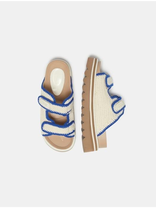 Knit slide sandal(ivory)_DG2AM25024IVY