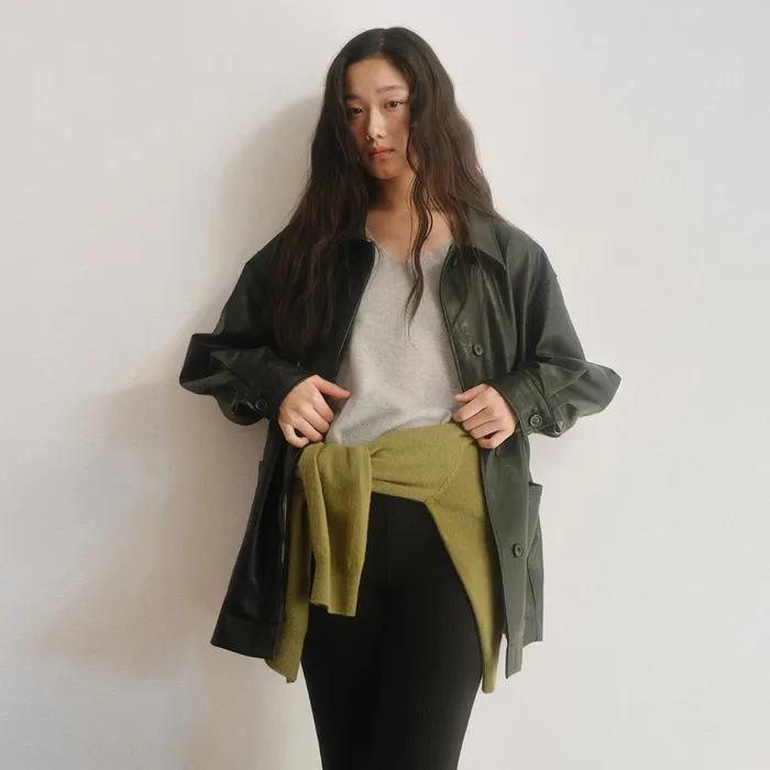 [2차] Robbie Leather Jacket_Black