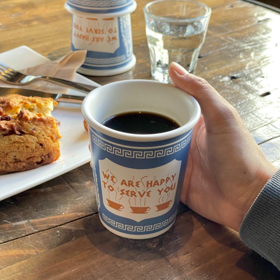 모마 뉴욕 커피컵 안소라컵 MoMa New York Greek Coffee Cup