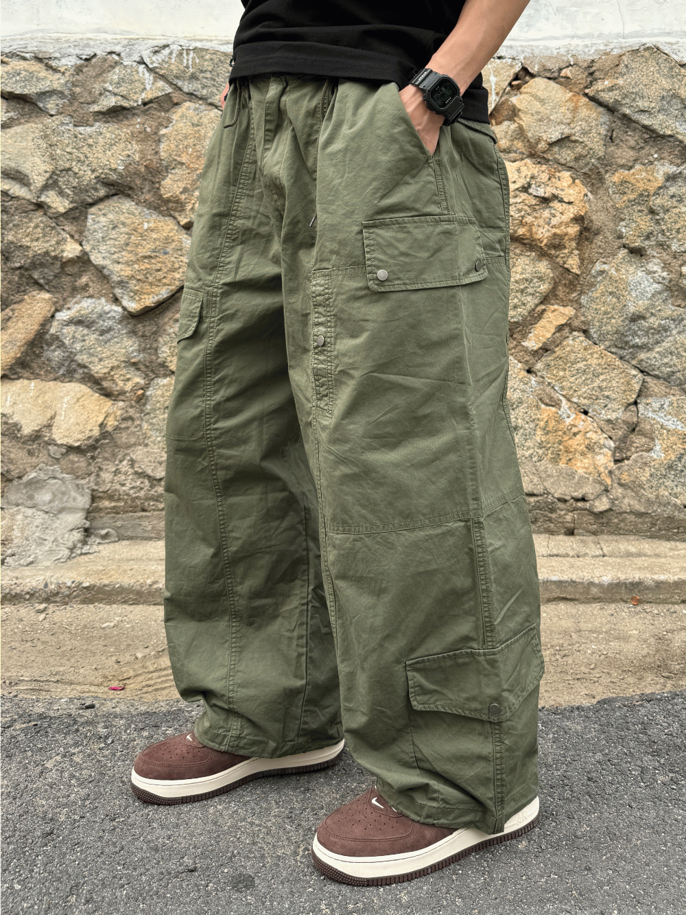 아메카지 포켓팬츠