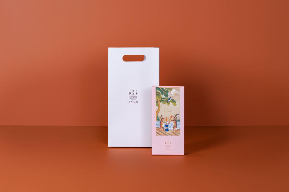 [선미한과] 사르르토끼 한과 과줄 산자 답례품 강릉 [원산지:상세설명에 표시]
