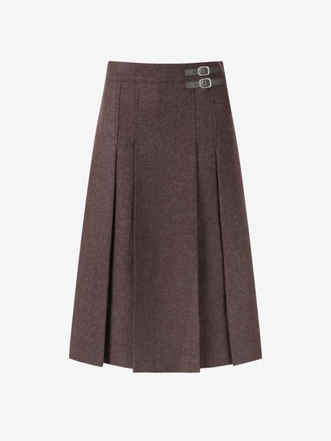 벨트장식 플리티드 스커트 _E254MSD136