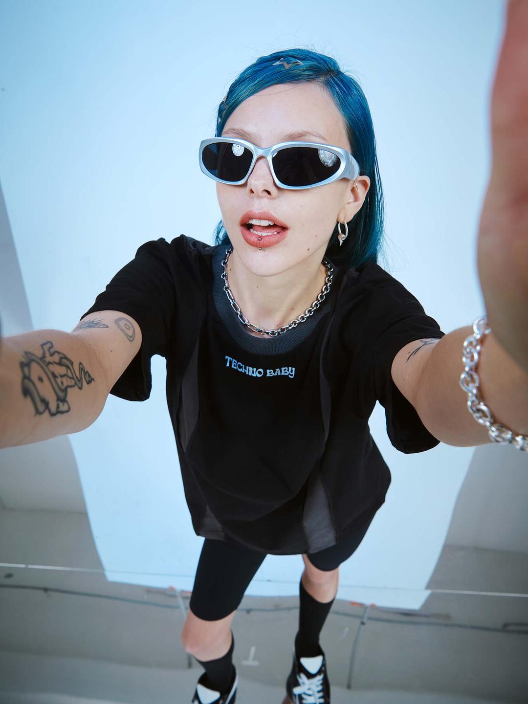 TECHNO BABY OVERLOCK OVERFIT T (BK)