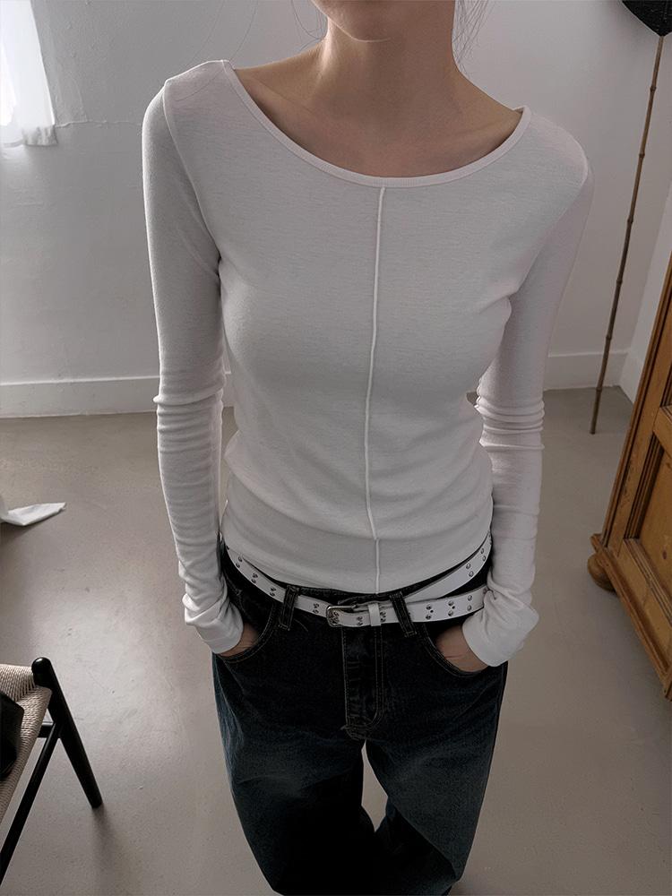 네스트 절개 티셔츠