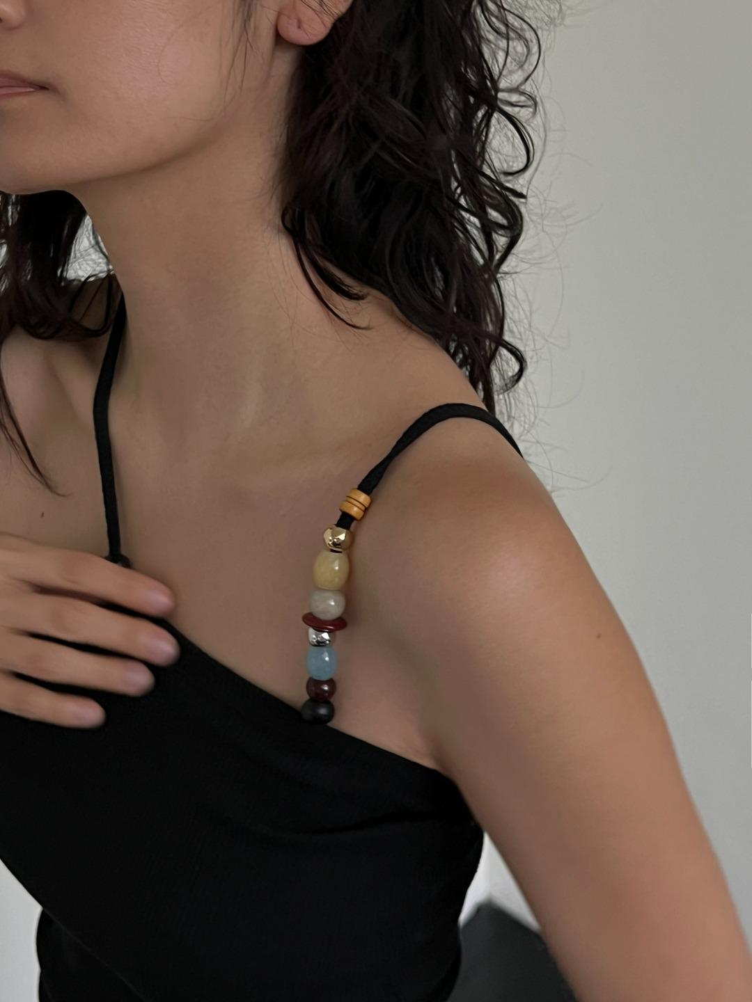 마블 골지 나시 [블랙]