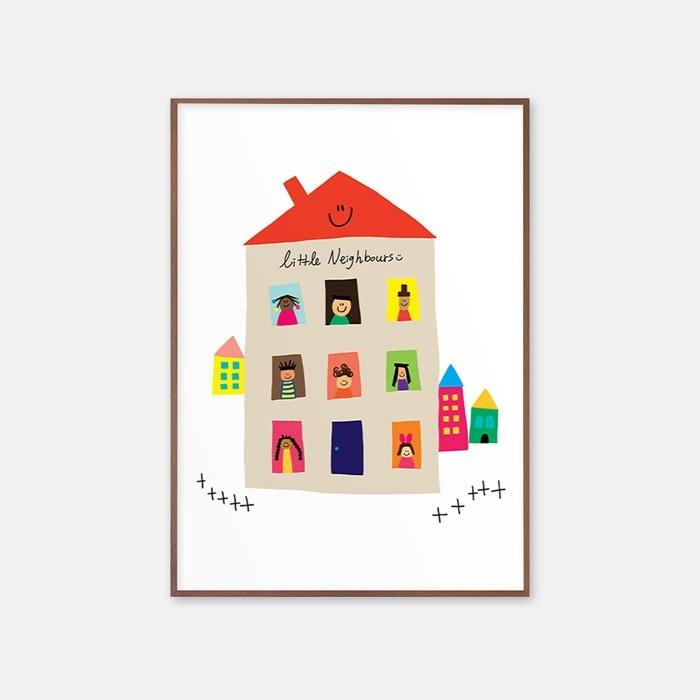 차윤아트 작가, Little neighours 포스터