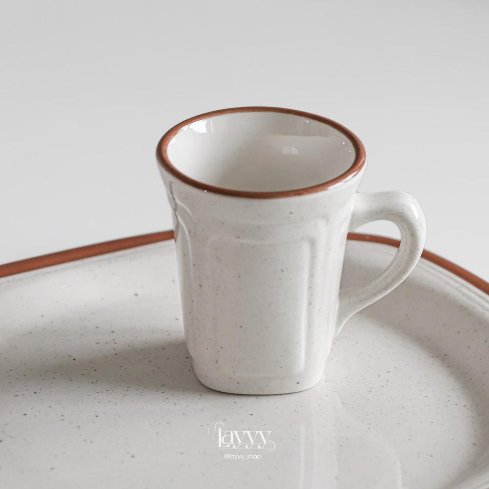 시라쿠스 샌드 포인트 머그 빈티지 브라운 컵