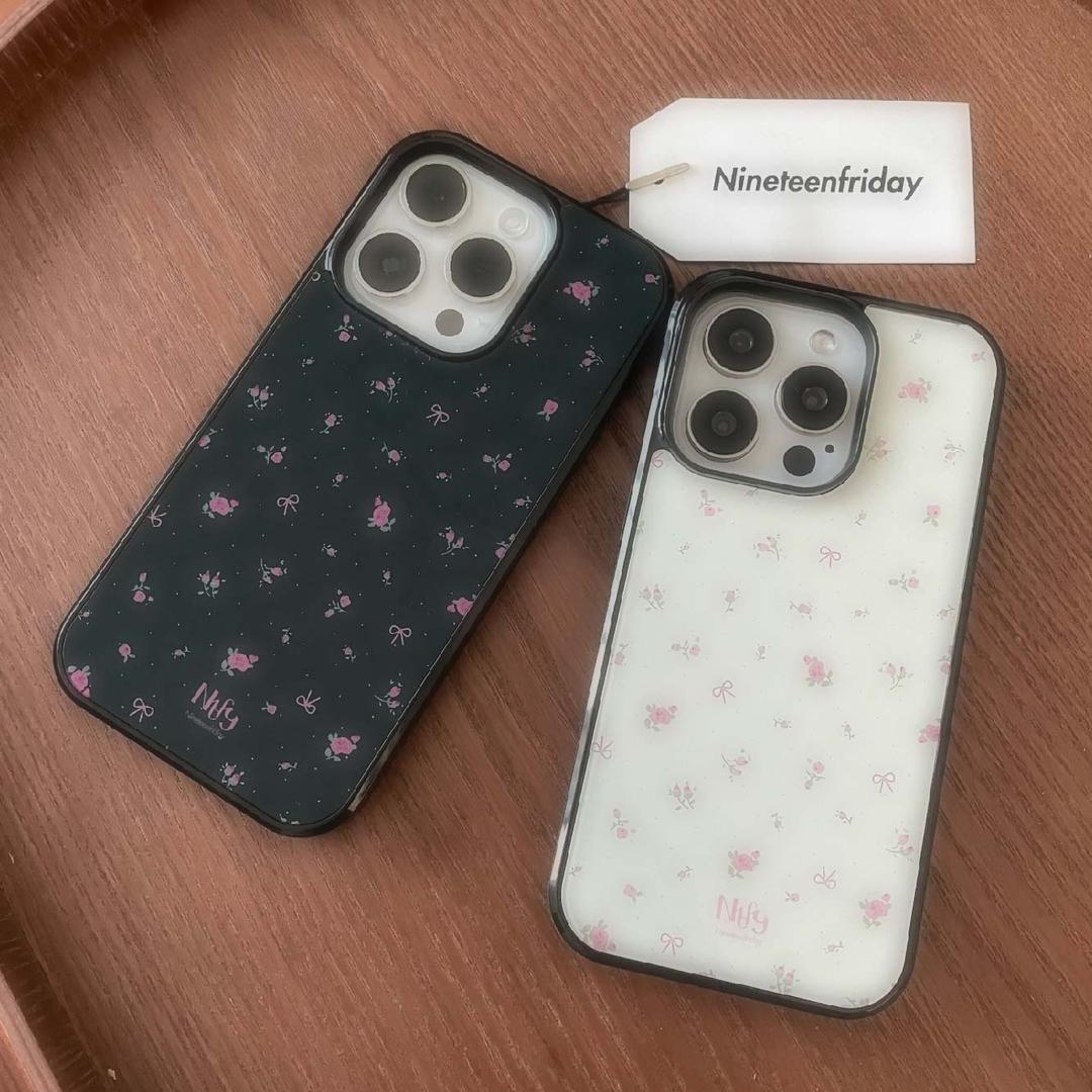 나인틴프라이데이 맥세이프 선택가능❤️갤럭시S25 리본 플라워 에폭시 글라스 범퍼 에폭시케이스 케이스 폰케이스 아이폰케이스 갤럭시케이스 핸드폰케이스 아이폰 16 15 14 갤럭시 S24 S23