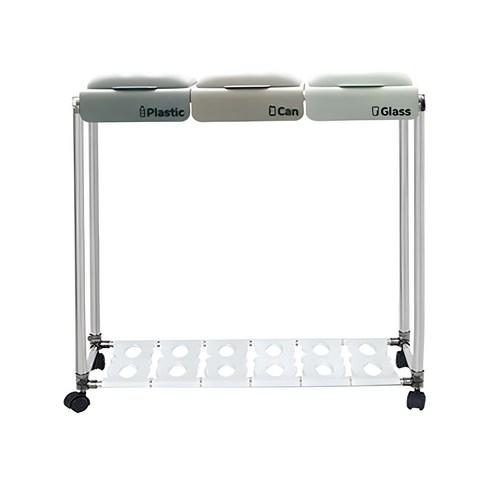 리빙해피 피코 비닐봉투보관&분리수거함 3칸 - 분리수거함 | 쿠팡