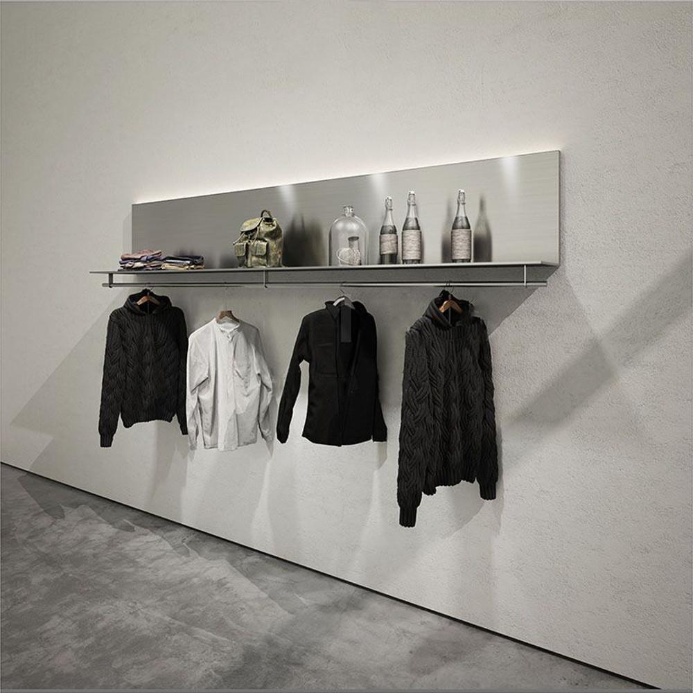 옷가게행거 스텐 벽행거 선반 의류 진열대 걸이 20x28x30cm