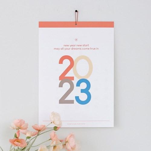 모모팝 2023 벽걸이 달력 A3